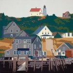 Monhegan from Manana. 12 x 12 inches, Limited Edition Giclee Print. Framed $300. Unframed $150.